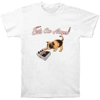 Foto 1 | Camiseta Rockinstone Cats On Amps Pedal Cat 100% Algodón - Venta Internacional.
