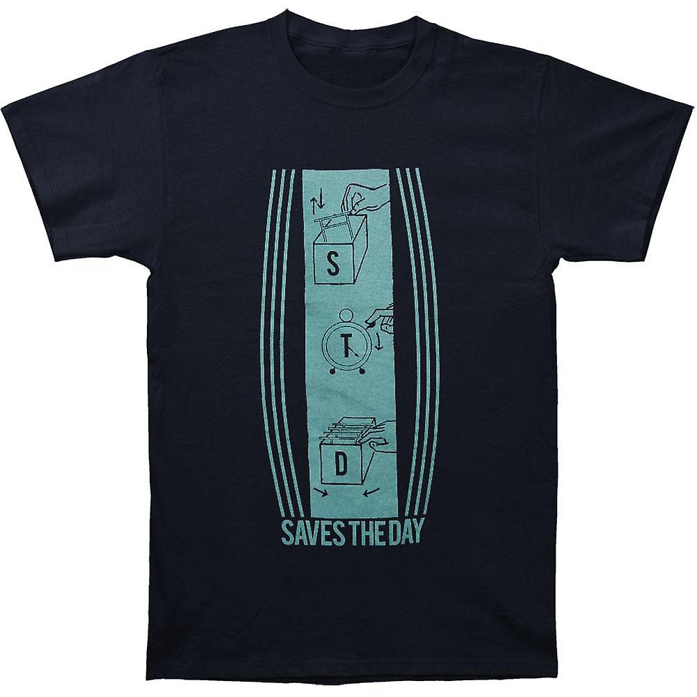 Foto 2 pulgar | Camiseta Rockinstone Saves The Day Developing, Algodón De 180 G/m² - Venta Internacional.