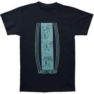 Foto 1 | Camiseta Rockinstone Saves The Day Developing, Algodón De 180 G/m² - Venta Internacional.