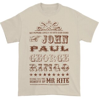 Foto 1 | Camiseta Rockinstone Beatles Mr Kite 100% Algodón - Venta Internacional.