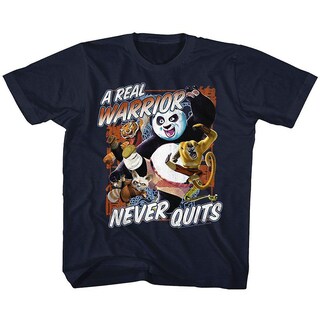 Foto 1 | Camiseta Rockinstone Kung Fu Panda Nvr Para Jóvenes - Venta Internacional.