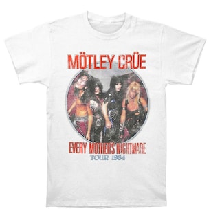 Foto 1 | Camiseta Rockinstone Motley Crue La Pesadilla De Cada Madre - Venta Internacional.