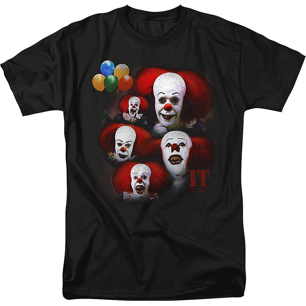 Foto 2 pulgar | Camiseta Rockinstone Pennywise Clown Collage It Para Hombre - Venta Internacional.