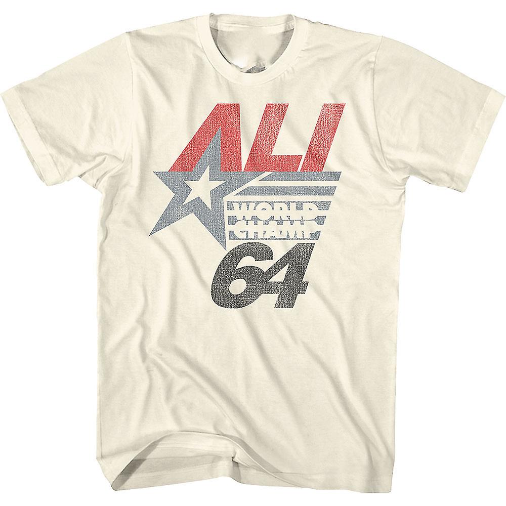 Foto 2 pulgar | Camiseta Rockinstone World Champ Muhammad Ali, 180 G/m², Algodón - Venta Internacional.