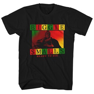Foto 1 | Camiseta Rockinstone The Notorious B.i.g. Rasta Biggie Smalls - Venta Internacional.
