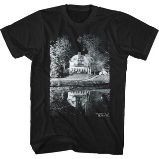 Foto 1 | Camiseta Rockinstone En Blanco Y Negro Amityville Horror - Venta Internacional.