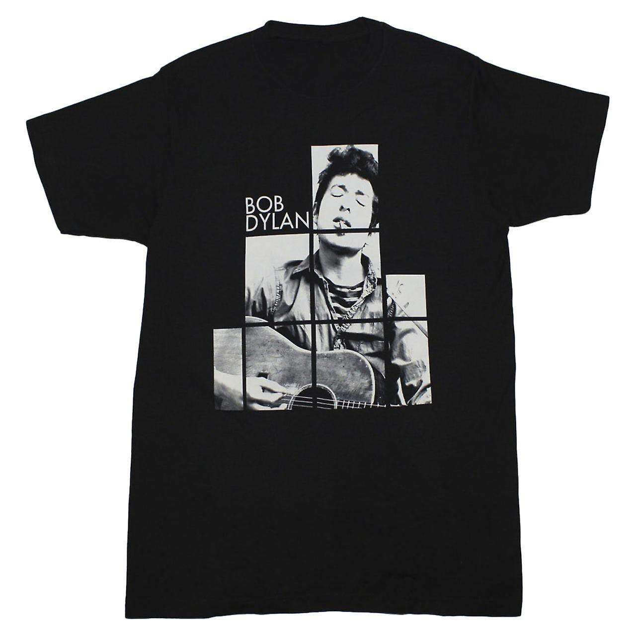 Foto 2 pulgar | Camiseta Rockinstone Bob Dylan Blocks 180 G/m², 100% Algodón - Venta Internacional.
