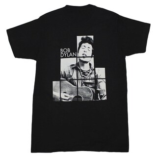 Foto 1 | Camiseta Rockinstone Bob Dylan Blocks 180 G/m², 100% Algodón - Venta Internacional.