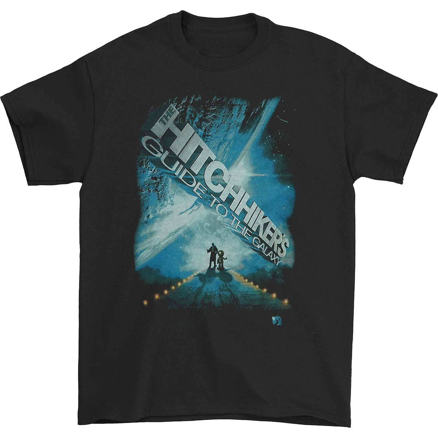 Foto 2 pulgar | Camiseta Rockinstone Hitchhiker's Guide To The Galaxy - Venta Internacional.