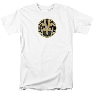 Foto 1 | Camiseta Rockinstone White Ranger Power Coin Mighty Morphin - Venta Internacional.
