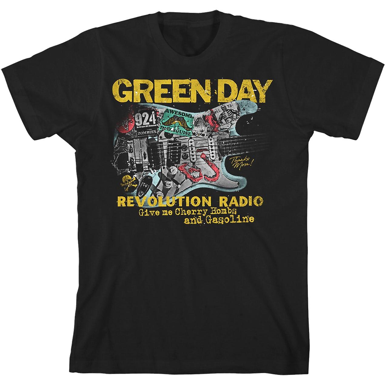 Camiseta Rockinstone Green Day Blue 180 G/m² 100% Algodón - Venta Internacional.