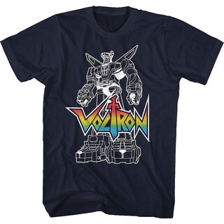 Foto 1 | Camiseta Rockinstone Con La Silueta De Defender Of The Universe Voltro - Venta Internacional.