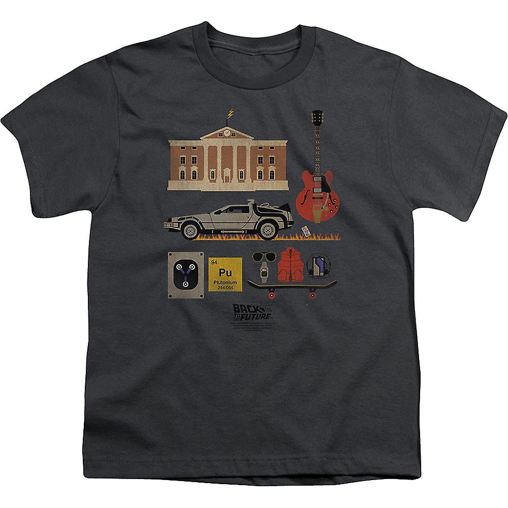 Foto 2 pulgar | Camiseta Rockinstone Youth Back To The Future Unisex - Venta Internacional.