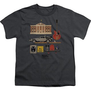 Foto 1 | Camiseta Rockinstone Youth Back To The Future Unisex - Venta Internacional.