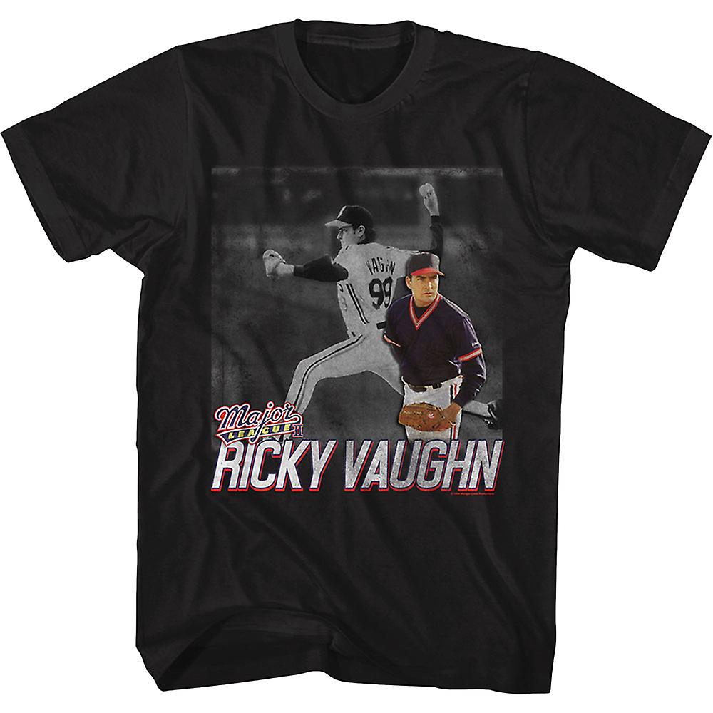 Foto 2 pulgar | Camiseta Ricky Vaughn De La Major League Rockinstone De Algodón 180 G/m² - Venta Internacional.
