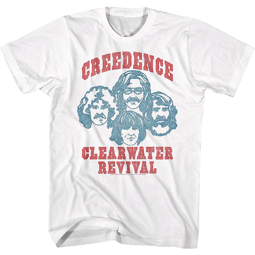 Foto 1 | Camiseta Rockinstone Sketches Creedence Clearwater Revival - Venta Internacional.