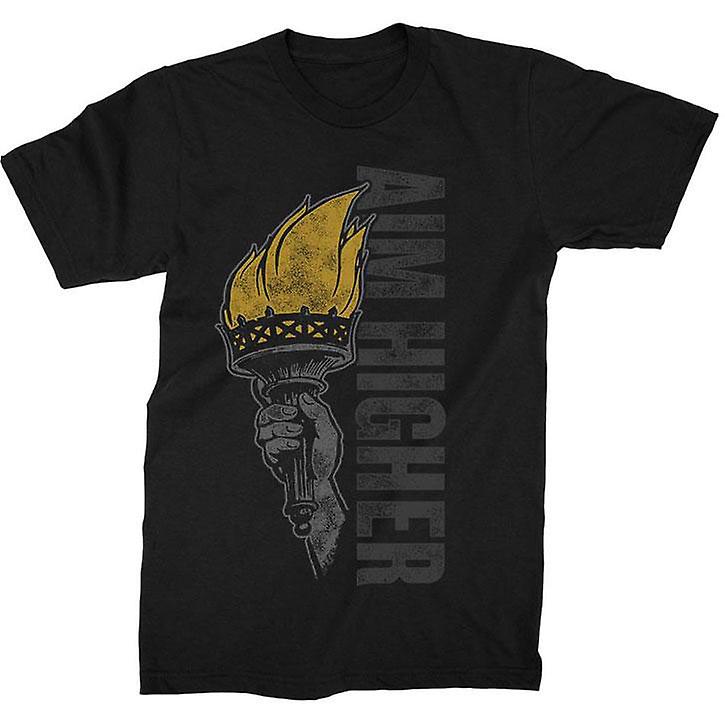 Foto 2 pulgar | Camiseta Rockinstone Aim Higher Torch 180 G/m², 100% Algodón - Venta Internacional.