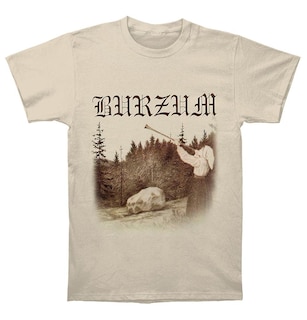 Foto 1 | Camiseta Burzum Filosofem Cream Para Hombre Rockinstone - Venta Internacional.