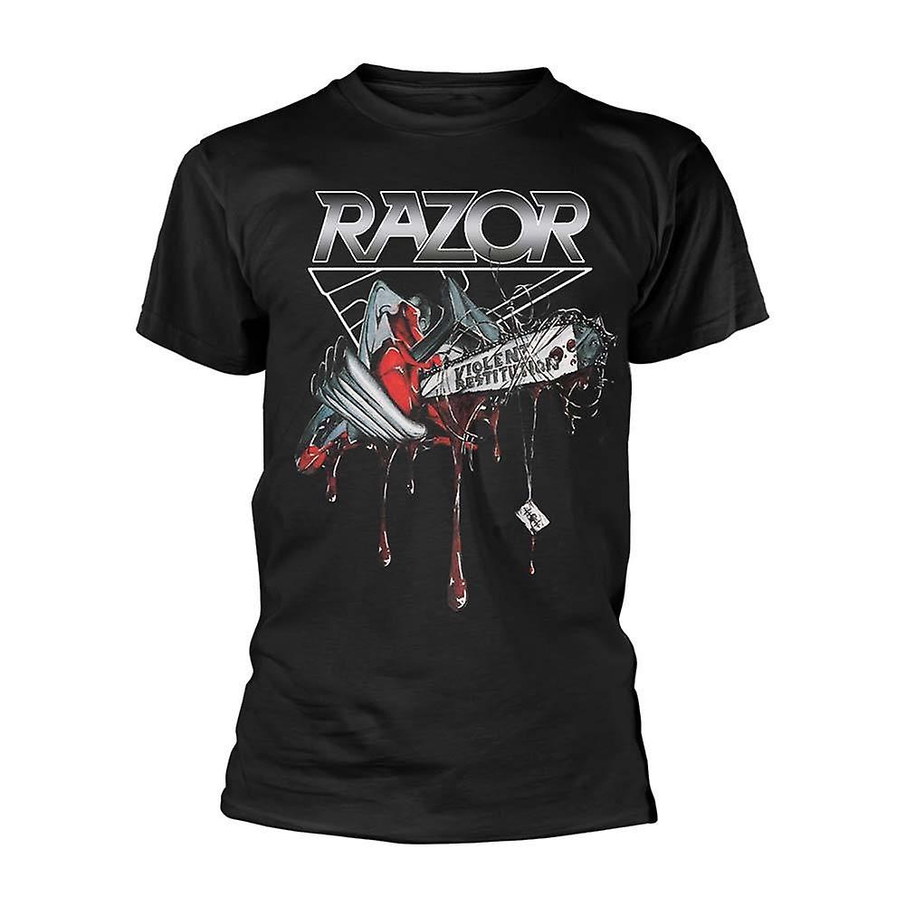 Camiseta Razor Violent Restitution Para Hombre Rockinstone - Venta Internacional.