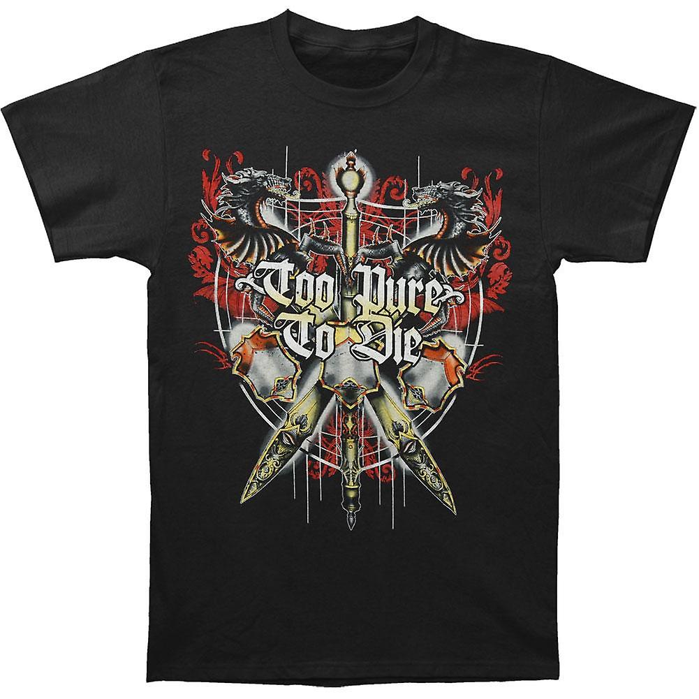 Foto 2 pulgar | Camiseta Rockinstone Too Pure To Die Swords, 180 G/m², 100% Algodón - Venta Internacional.