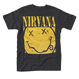 Foto 1 | Camiseta Nirvana Box Smiley Rockinstone 100% Algodón - Venta Internacional.