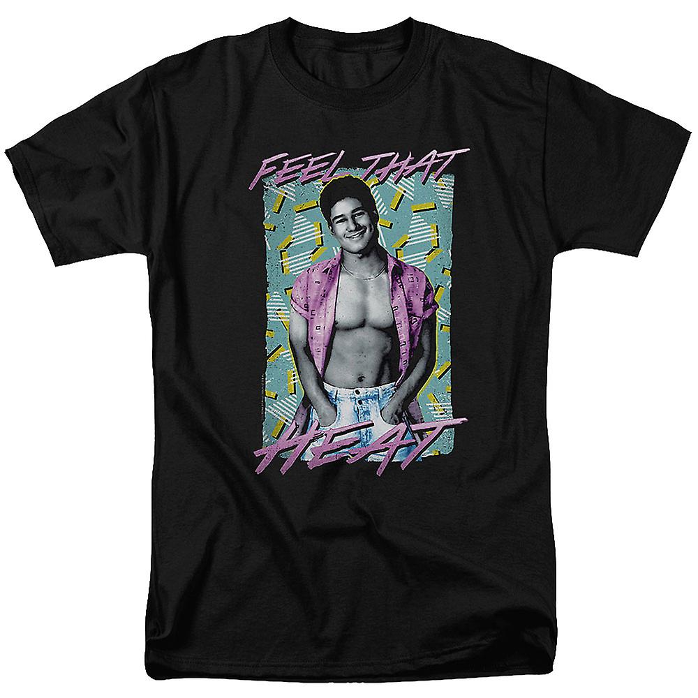 Foto 2 pulgar | Camiseta Rockinstone Slater Feel That Heat Saved By The Bell - Venta Internacional.