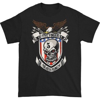 Foto 1 | Camiseta Rockinstone Five Finger Death Punch Con Estrellas Y Rayas - Venta Internacional.
