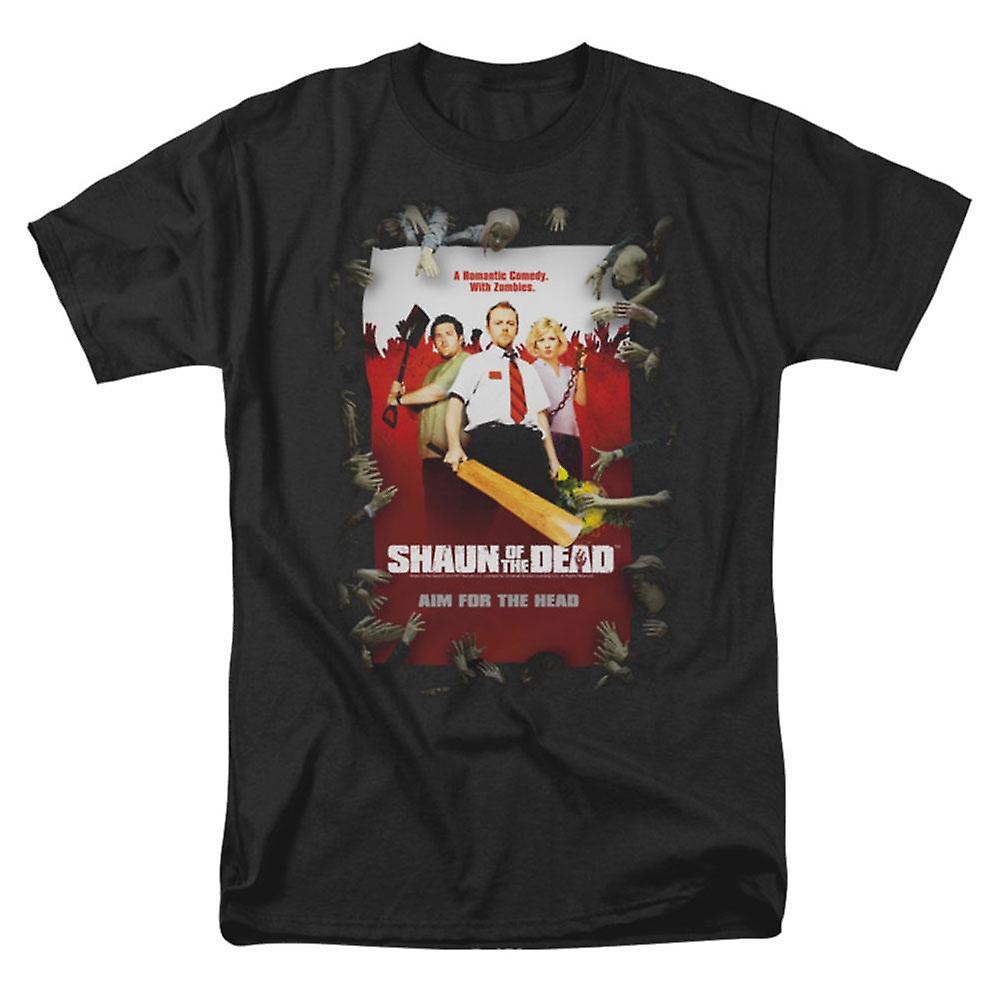 Foto 1 | Camiseta Rockinstone Con Póster De Shaun Of The Dead, 180 G/m² - Venta Internacional.