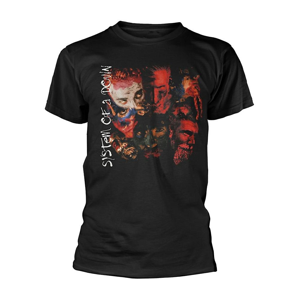 Foto 2 pulgar | Camiseta System Of A Down Painted Faces Para Hombre - Venta Internacional.