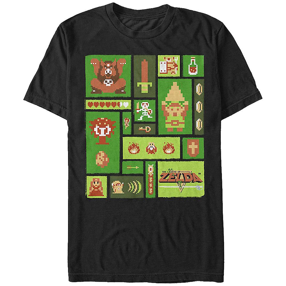 Foto 2 pulgar | Camiseta Rockinstone Legend Of Zelda Collage 100% Algodón - Venta Internacional.
