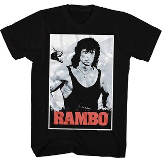 Foto 1 | Camiseta Rockinstone Rambo 100% Algodón Preencogido - Venta Internacional.