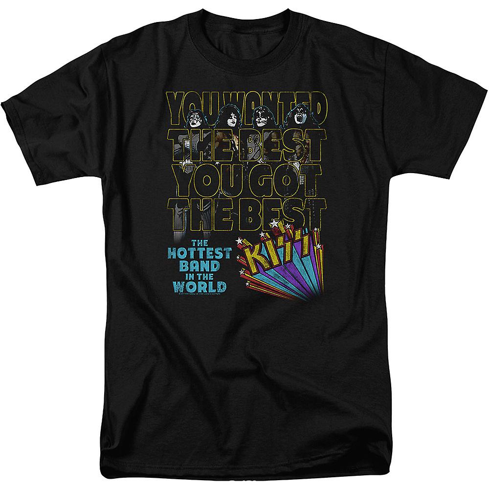 Foto 2 pulgar | Camiseta Rockinstone Kiss La Banda Más Popular Del Mundo - Venta Internacional.