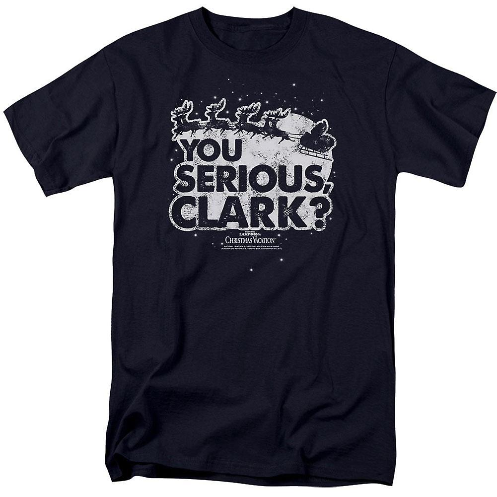 Foto 2 pulgar | Camiseta Rockinstone Christmas Vacation You Serious Clark - Venta Internacional.