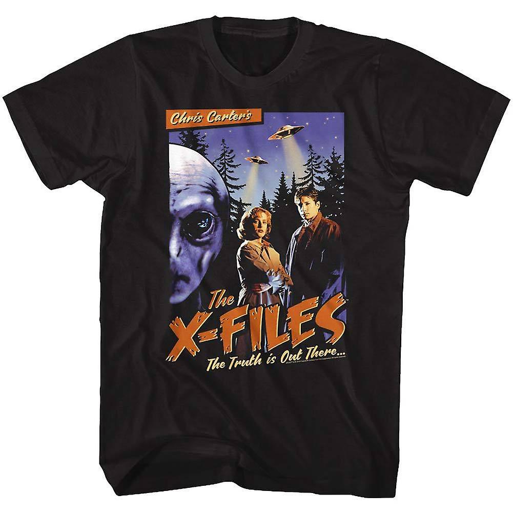 Foto 2 pulgar | Camiseta Rockinstone Xfiles Old Movie Poster 180 G/m², 100% Algodón - Venta Internacional.