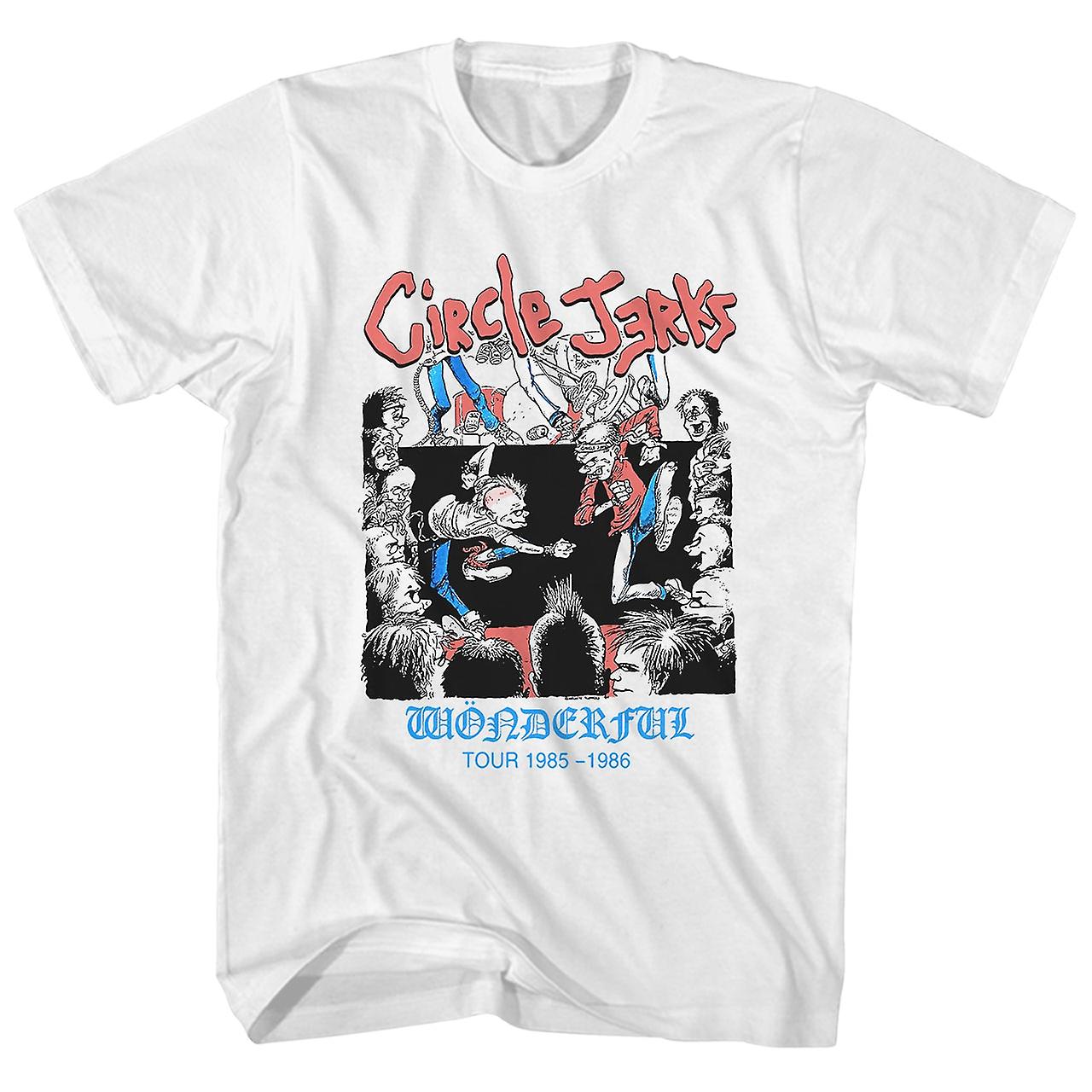 Foto 2 pulgar | Camiseta Rockinstone Circle Jerks Wonderful Tour 1985-1986 - Venta Internacional.