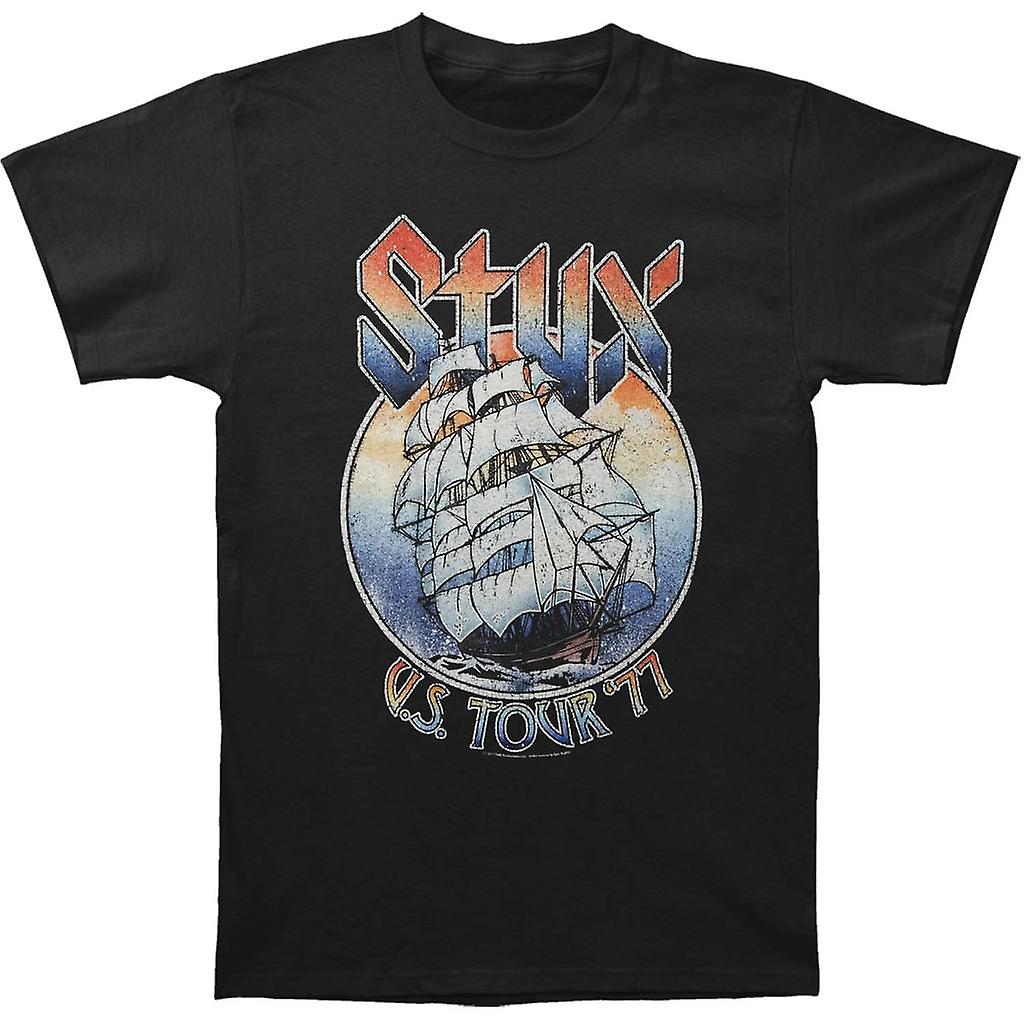Foto 2 pulgar | Camiseta Rockinstone Styx 77tour Para Hombre 100% Algodón - Venta Internacional.