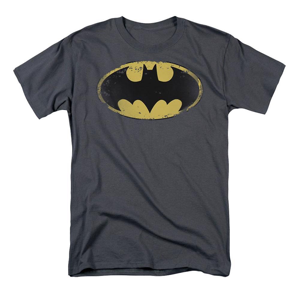 Foto 2 pulgar | Camiseta Rockinstone Batman Distressed Shield para Hombre - Venta Internacional