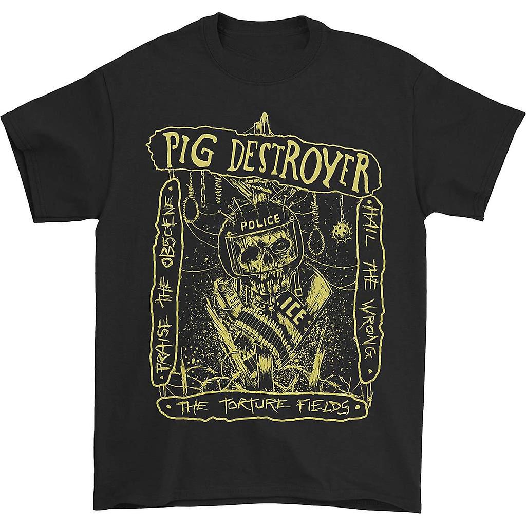 Camiseta Rockinstone Pig Destroyer The Torture Fields Para Hombre - Venta Internacional.