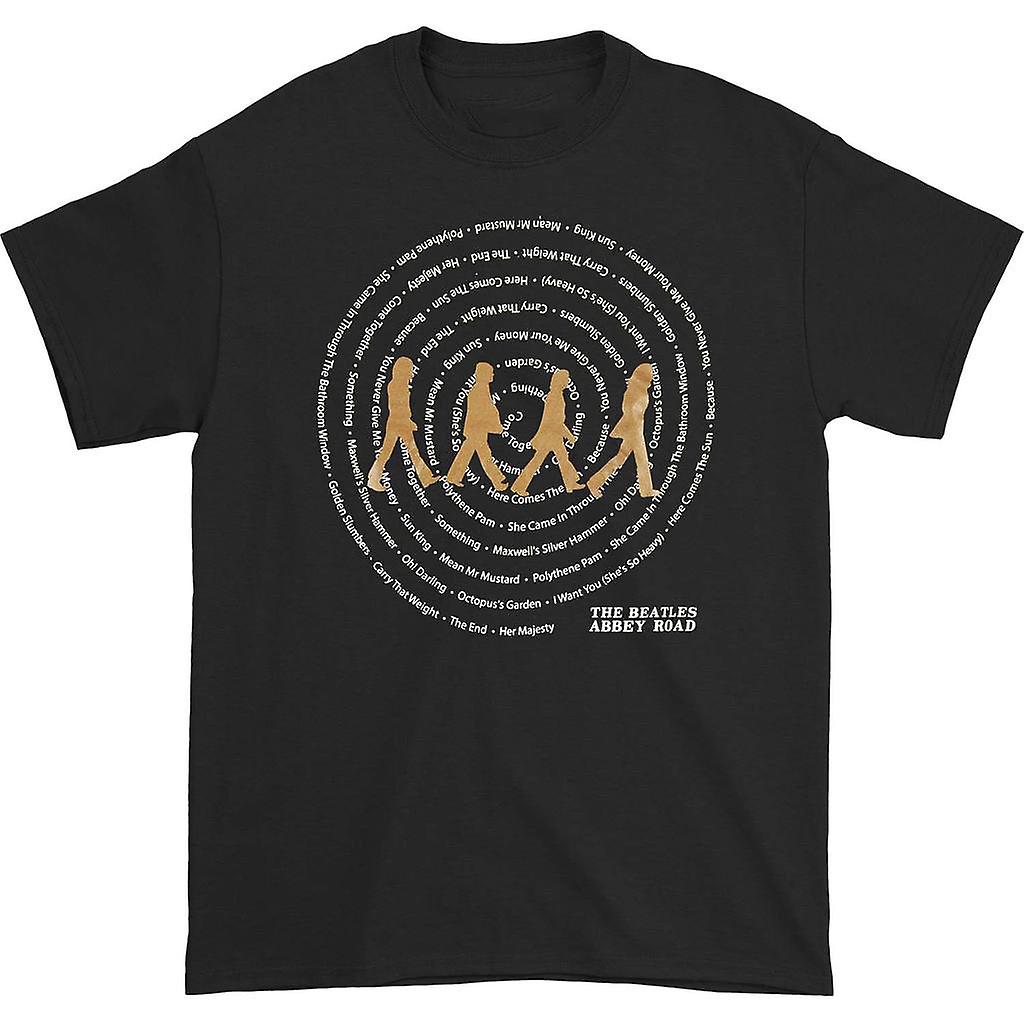 Foto 2 pulgar | Camiseta Rockinstone Beatles Abbey Road Songs Swirl - Venta Internacional.