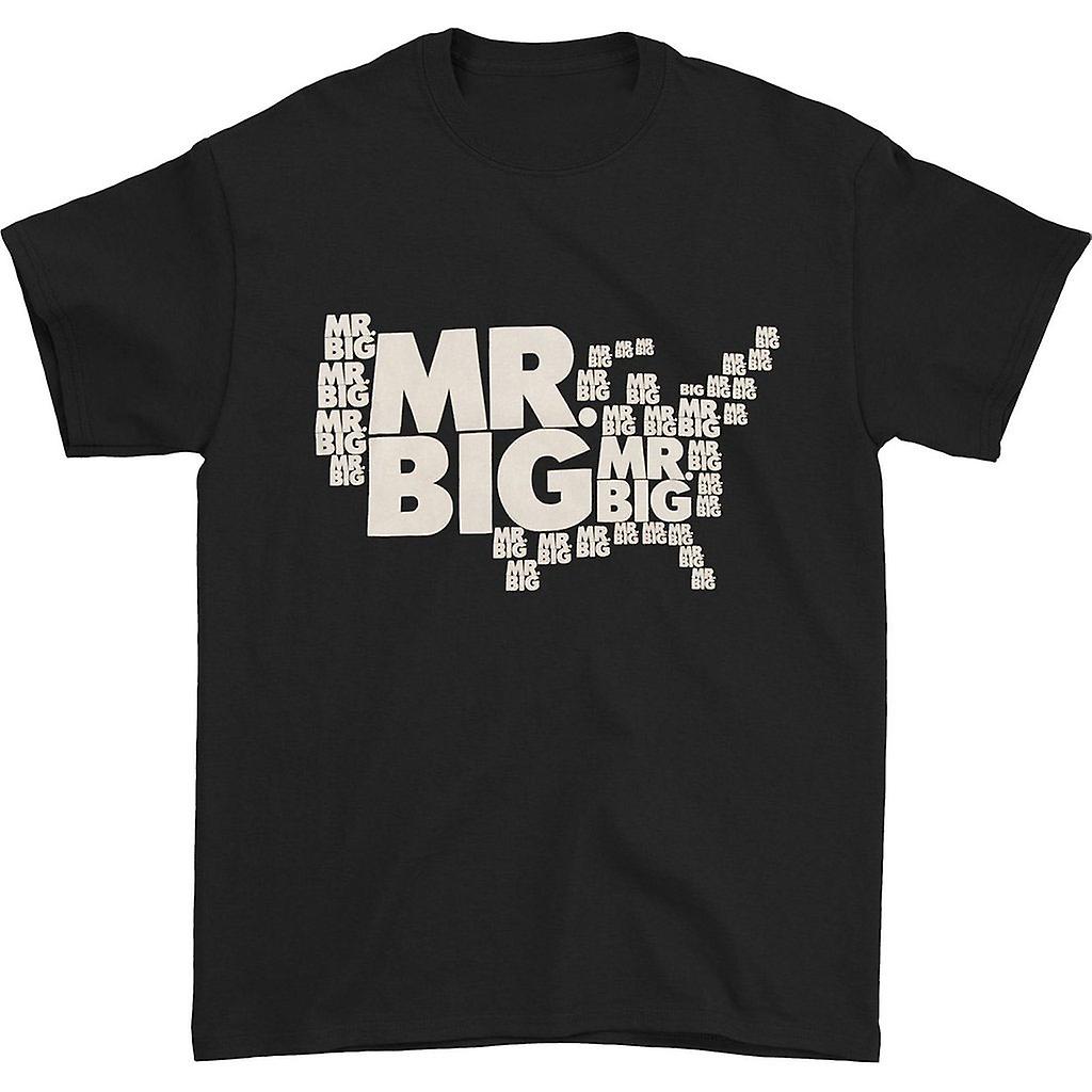 Foto 1 | Camiseta Rockinstone Mr. Big Map 2011 Tour 100% Algodón - Venta Internacional.