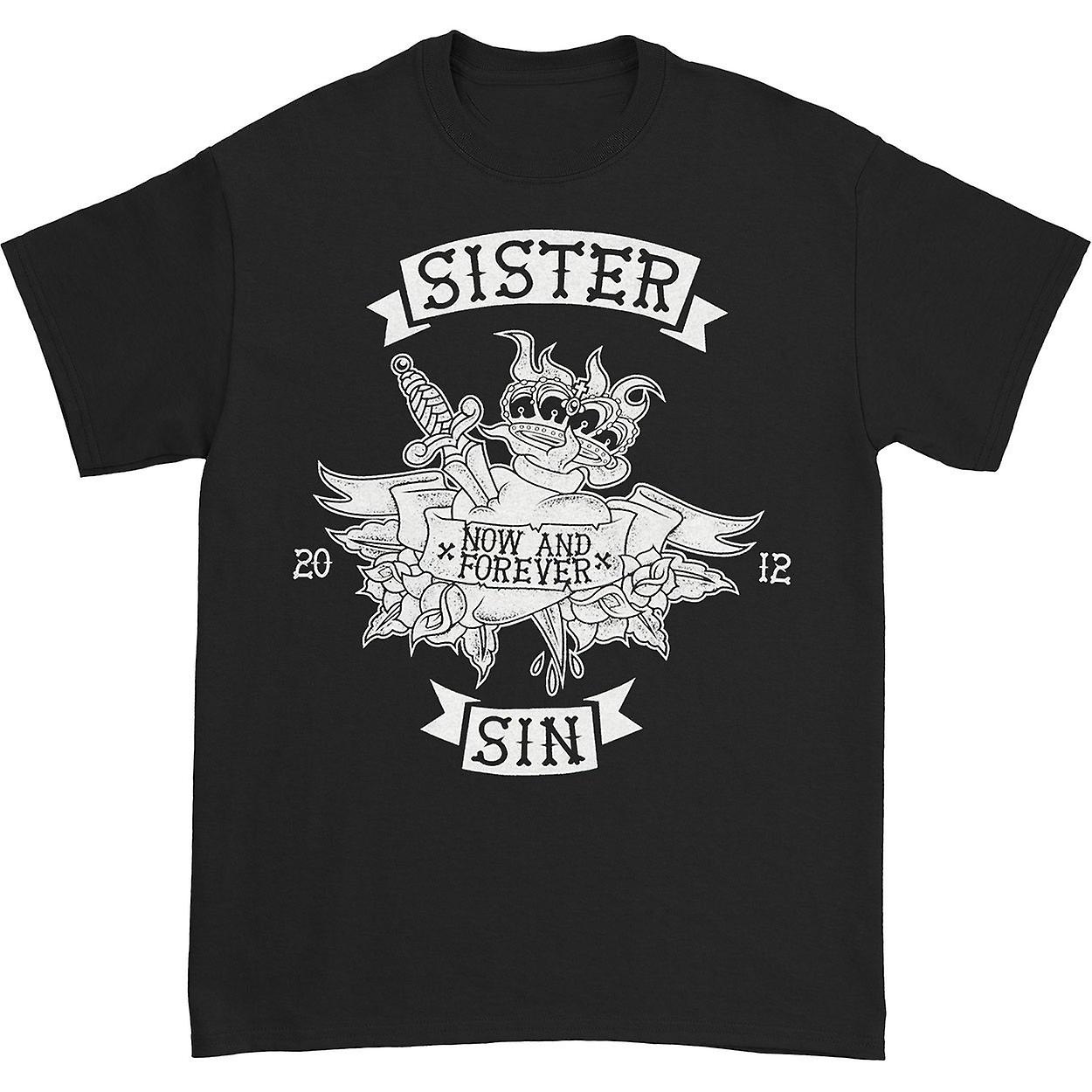 Foto 2 pulgar | Camiseta Rockinstone Sister Sin Now And Forever 100% Algodón - Venta Internacional.