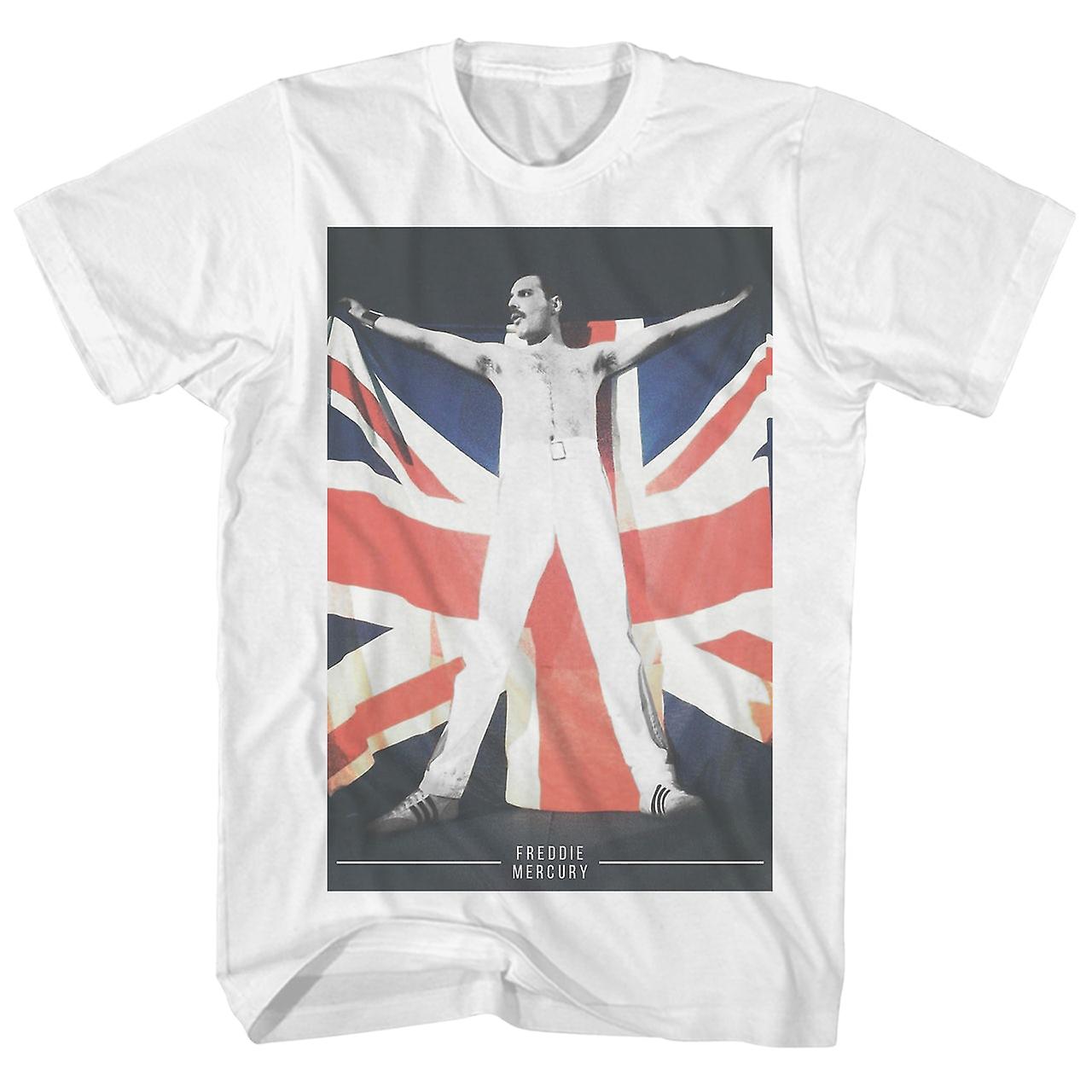 Foto 2 pulgar | Camiseta Con La Bandera De La Union Jack De La Reina Freddie Mercury De Rockinstone - Venta Internacional.