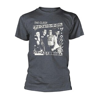 Foto 1 | Camiseta Rockinstone The Clash Kanji 100% Algodón - Venta Internacional.