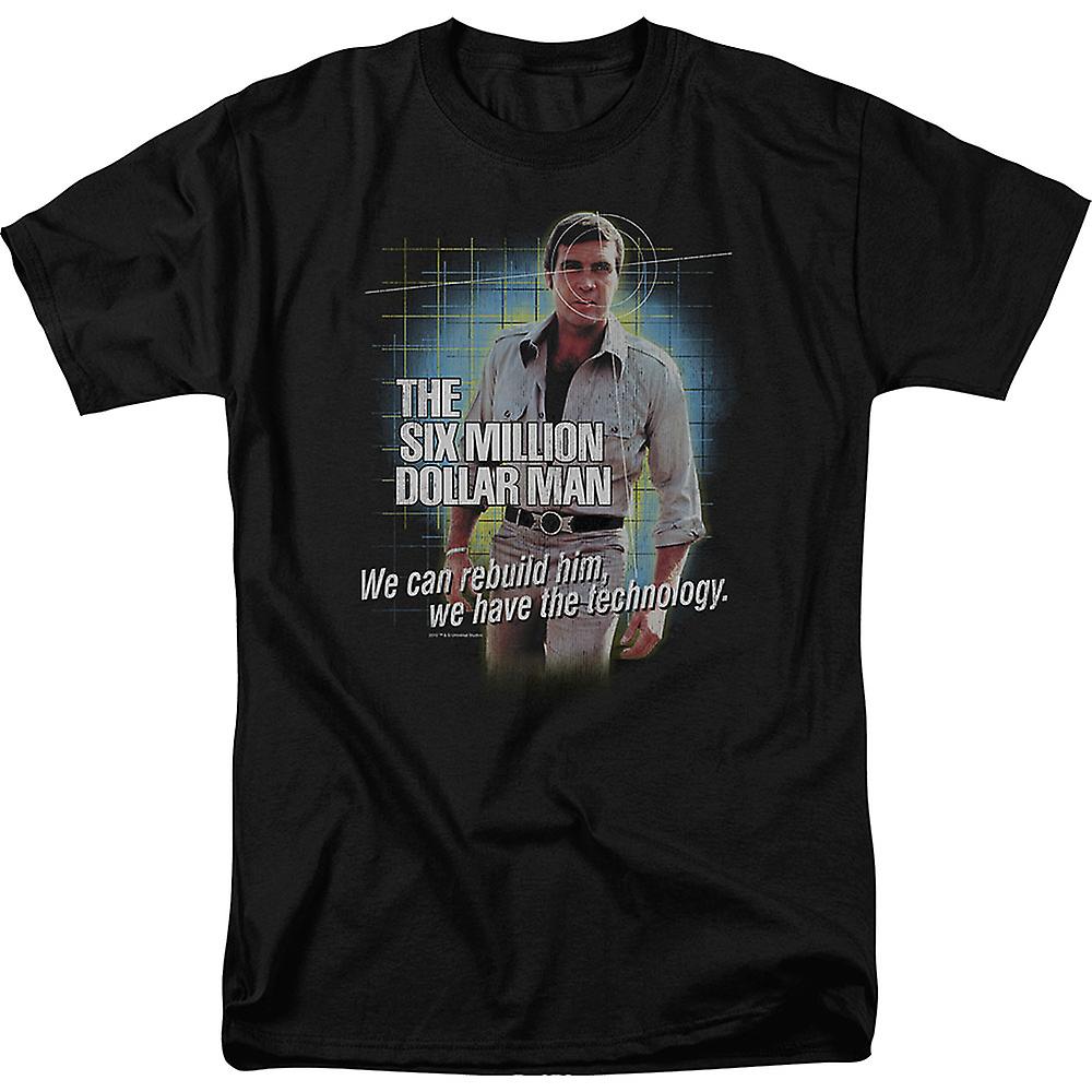 Camiseta Rockinstone Technology Six Million Dollar Man - Venta Internacional.