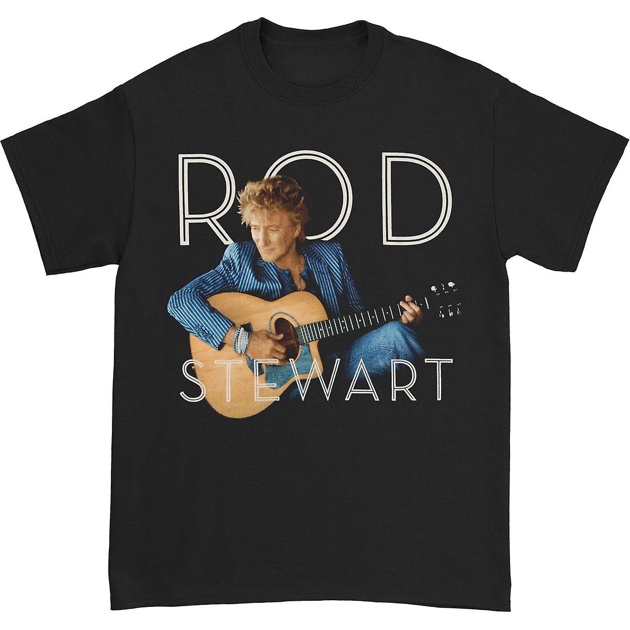Foto 2 pulgar | Camiseta Rockinstone Rod Stewart Stripes Tour 2013 Para Hombre - Venta Internacional.