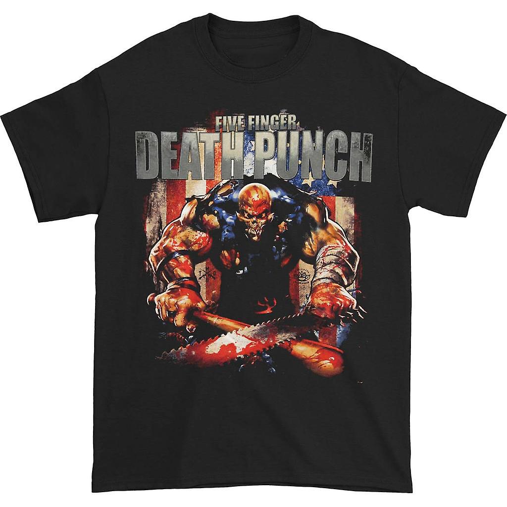 Foto 2 pulgar | Camiseta Five Finger Death Punch Con Forma De Bate De Béisbol Para Hombre - Venta Internacional.