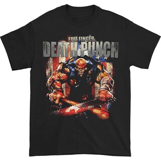 Foto 1 | Camiseta Five Finger Death Punch Con Forma De Bate De Béisbol Para Hombre - Venta Internacional.