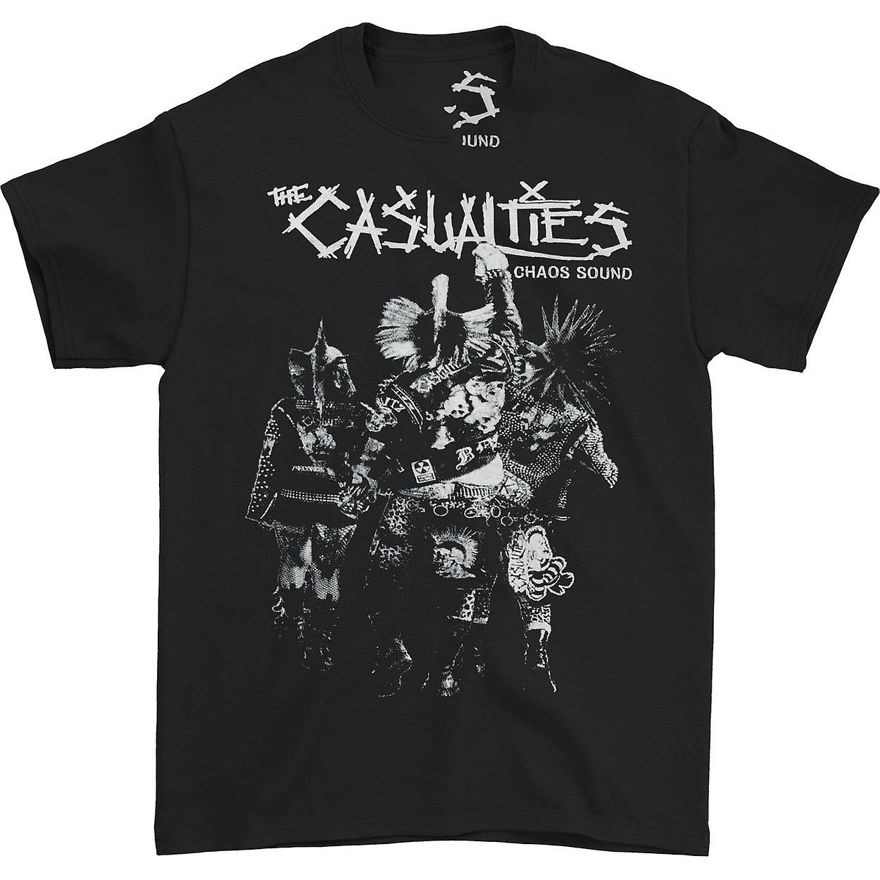 Foto 2 pulgar | Camiseta Rockinstone Casualties Chaos Sound 180 G/m² 100% Algodón - Venta Internacional.