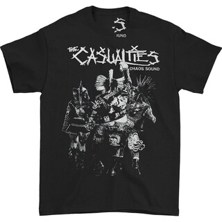 Foto 1 | Camiseta Rockinstone Casualties Chaos Sound 180 G/m² 100% Algodón - Venta Internacional.