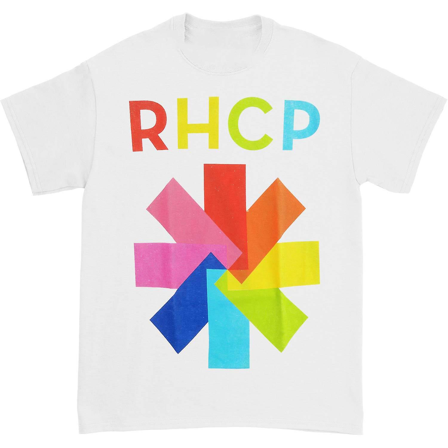 Foto 2 pulgar | Camiseta Rockinstone Red Hot Chili Peppers Colorblock Asteris - Venta Internacional.